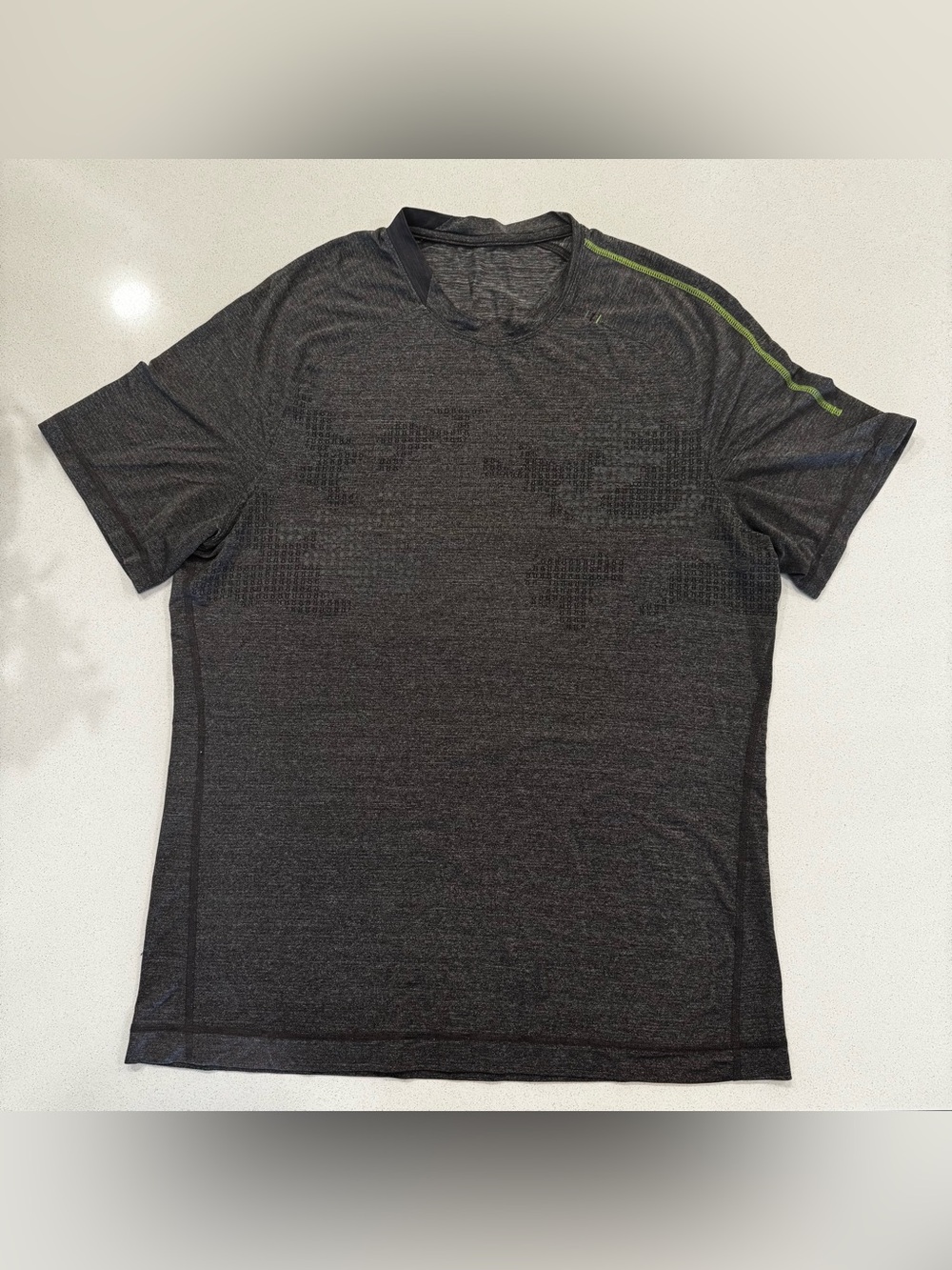 Lululemon Charcoal Grey Workout Shirt